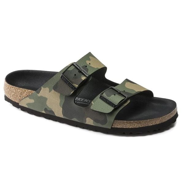 Klapki męskie Birkenstock Arizona BS regular. Zielone klapki i japonki męskie Birkenstock, z materiału. Za 287.00 zł.