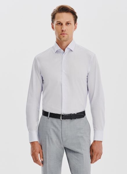 PAKO LORENTE - Błękitna koszula męska z kontrastowym wykończeniem. Niebieskie koszule męskie Pako Lorente, m, bez wzorów, z bawełny, bez kołnierzyka, bez ramiączek. Za 249.99 zł.