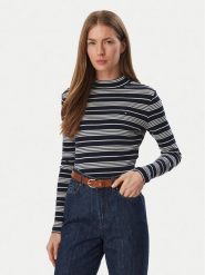 Tommy Hilfiger Bluzka Cody WW0WW47307 Granatowy Slim Fit. Niebieskie bluzki damskie Tommy Hilfiger, s, bez wzorów, z bawełny, bez ramiączek. Za 249.99 zł.