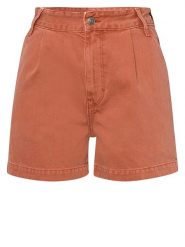 Cross Jeans Szorty dżinsowe w kolorze pomarańczowym rozmiar: W29. Pomarańczowe szorty damskie Cross Jeans, z aplikacjami, z bawełny, z podwyższonym stanem. Za 65.85 zł.