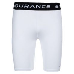 Szorty Endurance Power. Białe szorty męskie Endurance, m, z materiału, do biegania. Za 143.00 zł.