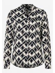 More & More Bluzka w kolorze czarno-białym rozmiar: 46. Białe bluzki damskie MORE & MORE, s, bez wzorów, z wiskozy, klasyczne, bez kołnierzyka, bez ramiączek. Za 104.39 zł.