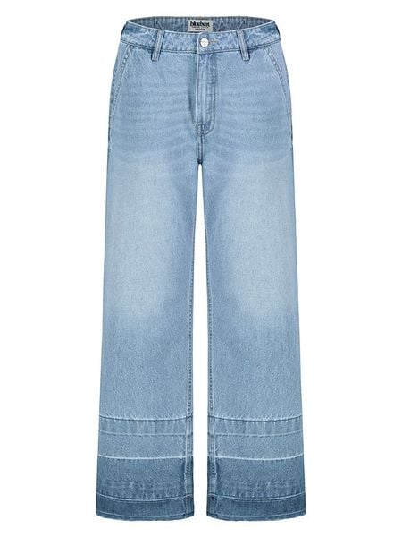 Sublevel Dżinsy - Comfort fit - w kolorze błękitnym rozmiar: L. Niebieskie jeansy damskie Sublevel, z podwyższonym stanem. Za 152.62 zł.