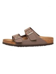 Birkenstock Klapki "Arizona" w kolorze jasnobrązowym rozmiar: 36. Brązowe klapki damskie Birkenstock, bez wzorów, bez obcasa. Za 375.11 zł.
