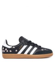 Adidas Sneakersy Samba Og KK3387 Czarny. Czarne buty sportowe dziewczęce Adidas, bez wzorów, ze skóry, bez zapięcia. Za 299.99 zł.