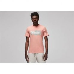 Koszulka sportowa męska Nike Air Jordan Brand Graphic. Szare t-shirty sportowe męskie Nike, m, z bawełny, bez ramiączek. Za 248.00 zł.