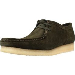 Buty CLARKS WALLABEE FOREST Zielony. Zielone buty fitness męskie Clarks, na fitness i siłownię. Za 568.99 zł.