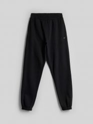 4F Spodnie dresowe joggery damskie - czarne XL. Czarne spodnie dresowe damskie 4f, xl, bez wzorów, z dresówki. Za 149.99 zł.