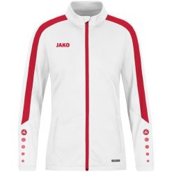 Poliestrowa bluza dresowa Jako Power. Białe bluzy sportowe damskie Jako, xl, bez wzorów, z dresówki, bez ramiączek, bez kaptura. Za 325.00 zł.