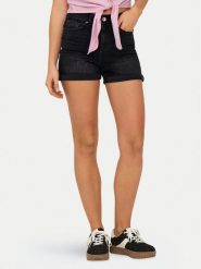 ONLY Szorty jeansowe Josephine 15321381 Czarny Regular Fit. Czarne szorty damskie Only, bez wzorów, z bawełny. Za 139.99 zł.