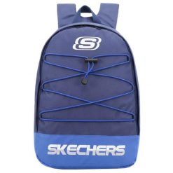 Plecak unisex Skechers Pomona Backpack pojemność 18 L. Niebieskie plecaki damskie Skechers, bez wzorów. Za 69.99 zł.