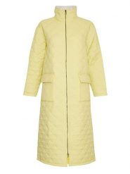 MOSS COPENHAGEN Płaszcz pikowany "Whitney" w kolorze żółtym rozmiar: XS/S. Żółte płaszcze damskie MOSS COPENHAGEN, s, bez wzorów. Za 251.95 zł.