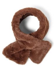 Marie Lund szal ze sztucznego futra Kobiety brązowy, ONE SIZE. Brązowe szaliki i kominy damskie Marie Lund, bez wzorów. Za 149.95 zł.
