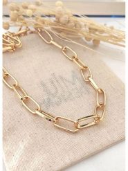 Atelier MIU Pozłacany naszyjnik - dł. 50 cm rozmiar: onesize. Żółte naszyjniki damskie atelier MIU, pozłacane. Za 39.99 zł.