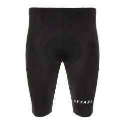 Spodenki rowerowe męskie ATTABO Kiro. Czarne szorty męskie ATTABO, bez wzorów, sportowe. Za 109.99 zł.