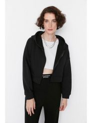 Trendyol Bluza w kolorze czarnym rozmiar: S. Czarne bluzy z kapturem damskie Trendyol, s. Za 56.53 zł.