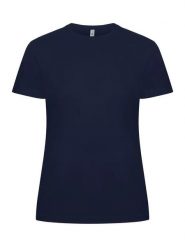 Clique Classic OC-T Women T-shirt 100% bawełna organiczna, dark navy. Niebieskie t-shirty damskie CLIQUE, xl, bez wzorów, z bawełny, bez kołnierzyka. Za 118.39 zł.