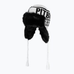 Czapka zimowa męska Pitbull Beanie Mission Bay. Białe czapki męskie PITBULL, na zimę, bez wzorów, z materiału. Za 66.99 zł.