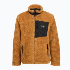 Bluza polarowa męska KADVA Rodvik. Brązowe bluzy z kapturem męskie KADVA, m, z materiału. Za 219.99 zł.