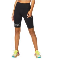 Spodenki sportowe damskie Asics Noosa Sprinter Short. Czarne spodenki sportowe damskie Asics, xs, z elastanu. Za 129.99 zł.