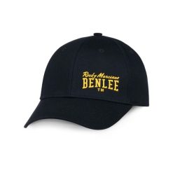 Czapka z daszkiem Benlee Testa. Czarne czapki męskie Benlee, bez wzorów, z bawełny, klasyczne. Za 140.50 zł.