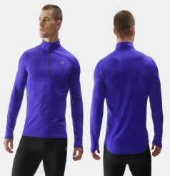 BIELIZNA TERMOAKTYWNA 4F BLUZA MĘSKA GÓRA UBRUM035 3XL. Niebieskia bielizna termoaktywna męska 4f, bez wzorów, z materiału, sportowe, bez kołnierzyka, bez ramiączek. Za 133.75 zł.