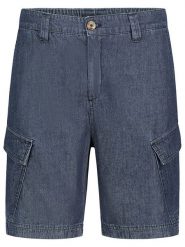 Authentic Style Bojówki dżinsowe w kolorze granatowym rozmiar: W34. Niebieskie szorty męskie Authentic Style, bez wzorów, z bawełny. Za 87.61 zł.