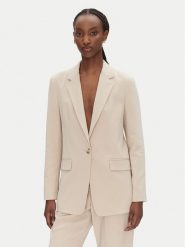 BOSS Marynarka Jocaluah 50490053 Beżowy Regular Fit. Brązowe marynarki i żakiety damskie Boss, bez wzorów, z syntetyku. Za 1,029.00 zł.