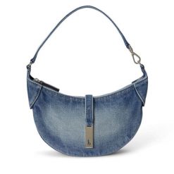 Torebka Polo Ralph Lauren. Niebieskie torebki klasyczne damskie Polo Ralph Lauren, bez wzorów, bez dodatków. Za 1,999.00 zł.