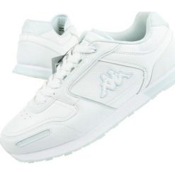 Buty Kappa Logo Voghera 5 3112H5W-A0N białe. Białe buty sportowe na co dzień damskie bez wzorów, z gumy. Za 190.76 zł.