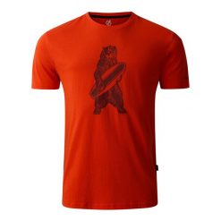 T-shirt Męski Z Niedźwiedziem Movement II. Brązowe t-shirty męskie Dare 2b, m, bez wzorów, bez kołnierzyka. Za 47.99 zł.