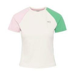 Koszulka damska Kari Traa Linnea. Brązowe bluzki sportowe damskie Kari Traa, bez wzorów, z elastanu, bez kołnierzyka. Za 312.00 zł.