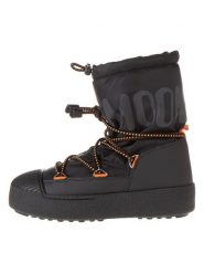 Moon Boot Botki zimowe "Ltrack" w kolorze czarnym rozmiar: 36. Czarne botki damskie Moon Boot, na zimę, z polaru, bez obcasa, bez zapięcia. Za 403.69 zł.