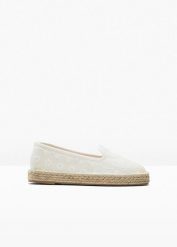Espadryle. Brązowe espadryle damskie bonprix, bez wzorów, bez obcasa. Za 114.99 zł.
