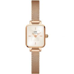 Daniel Wellington Kobietyzegarek Daniel Wellington Quadro Rose gold różowe złoto - stal nierdzewna Zegarki damskie 1 ct Damski. Czerwone zegarki damskie Daniel Wellington, szklane. Za 605.99 zł.