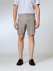 Szorty regular fit - szary. Szare szorty męskie Reserved, bez wzorów, z bawełny. Za 129.99 zł.