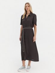 Roxy Sukienka koszulowa Island Escape Solid ERJWD03884 Szary Regular Fit. Szare sukienki damskie Roxy, s, bez wzorów, z wiskozy, bez kołnierzyka, bez ramiączek, koszulowe. Za 339.99 zł.