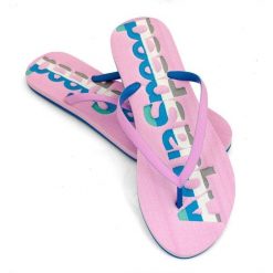 Japonki basenowe damskie Aqua Speed Moluki. Czerwone klapki damskie Aqua-Speed, bez wzorów, bez obcasa. Za 44.99 zł.
