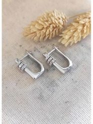 Miu Silver Srebrne kolczyki z cyrkoniami rozmiar: onesize. Szare kolczyki damskie Miu Silver, z cyrkonią, srebrne. Za 86.99 zł.