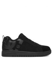 DC Shoes Sneakersy COURT GRAFFIK ADBS100207-BB2 Czarny. Czarne buty sportowe chłopięce DC Shoes, bez wzorów, z nubiku, bez zapięcia. Za 199.99 zł.