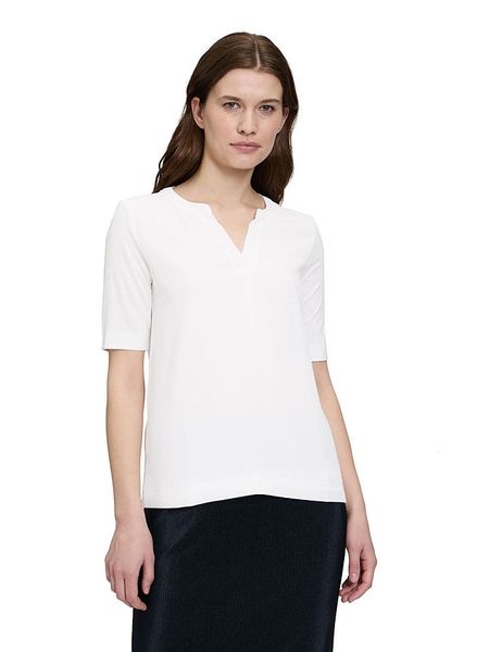 BETTY & CO Koszulka w kolorze białym rozmiar: S. Białe bluzki damskie Betty & Co., s, bez wzorów, bez kołnierzyka. Za 63.95 zł.