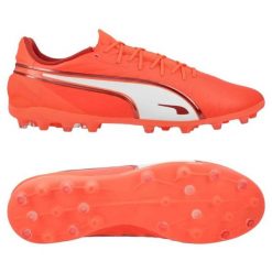Buty piłkarskie Puma model 108319-01 dla mężczyzn. Brązowe obuwie do biegania damskie Puma. Za 287.90 zł.