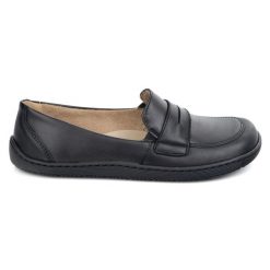 Olivier Barefoot Eleganckie Damskie minimalistyczne mokasyny skórzane 1280 czarne lico. Czarne mokasyny damskie z materiału. Za 484.00 zł.