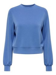 ONLY Bluza w kolorze niebieskim rozmiar: M. Niebieskie bluzy bez kaptura damskie Only, m. Za 86.99 zł.