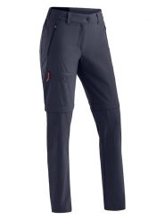 Maier Sports Spodnie funkcyjne Zipp-Off "Nata" w kolorze granatowym rozmiar: 34. Niebieskie spodnie dresowe damskie Maier Sports, z materiału, outdoorowe. Za 193.70 zł.
