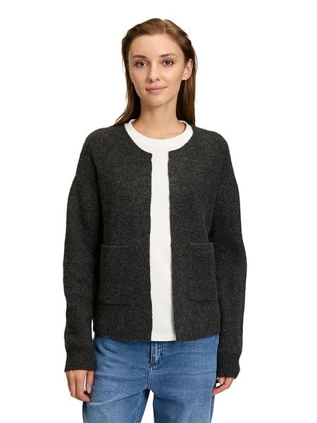 CARTOON Kardigan w kolorze czarnym rozmiar: 44. Czarne kardigany damskie Cartoon, bez wzorów, z wełny. Za 100.75 zł.