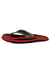 Męskie klapki outdoorowe Beco | Szary/czerwony. Czarne klapki i japonki męskie Beco, z gumy. Za 206.99 zł.