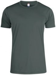 Clique Basic Active-T męski T-shirt 100% poliester – pistol. Szare t-shirty męskie CLIQUE, m, bez wzorów, z dzianiny, bez kołnierzyka. Za 86.93 zł.