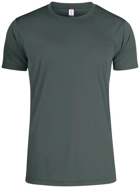 Clique Basic Active-T męski T-shirt 100% poliester – pistol. Szare t-shirty męskie CLIQUE, m, bez wzorów, z dzianiny, bez kołnierzyka. Za 86.93 zł.