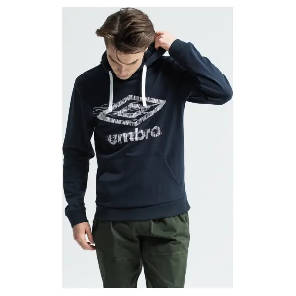 Umbro Bluza Anson , granatowy, rozmiar L. Niebieskie bluzy z kapturem męskie Umbro, l, z bawełny. W wyprzedaży za 79.99 zł.